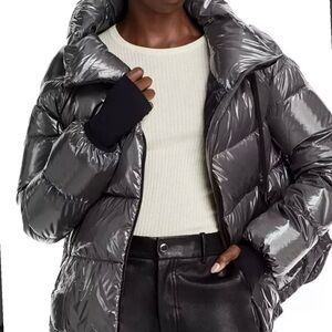 HERNO Laminar Couture Jacket  Glazed Puffer Ski Coat sz 38 $895 NWT